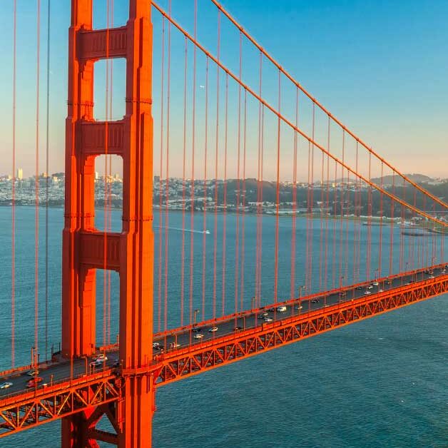 golden gate bridge in San Francisco, California